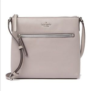 NWOT Jackson Top Zip Leather Crossbody Bag